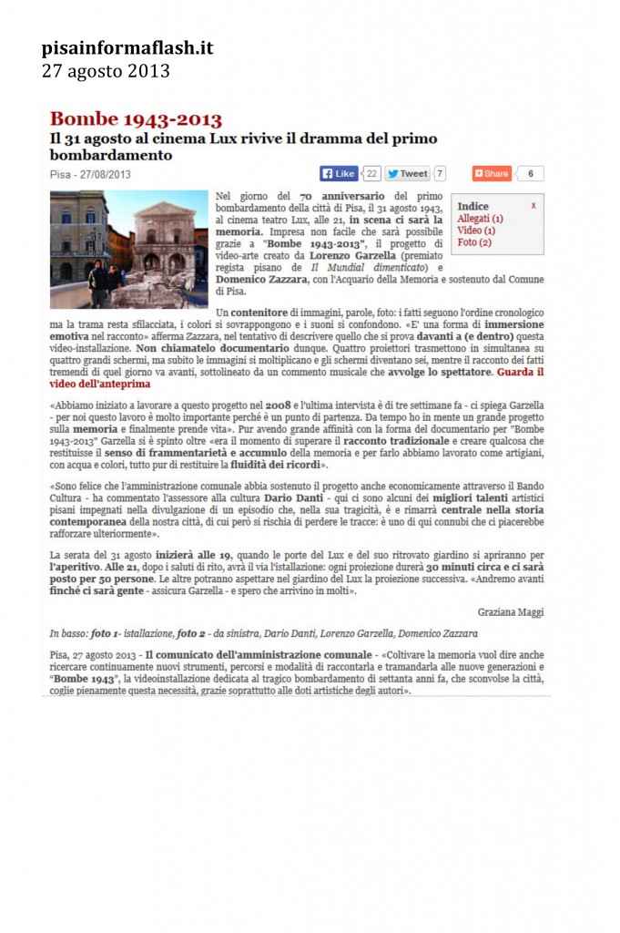 Microsoft Word - Rassegna Stampa.doc