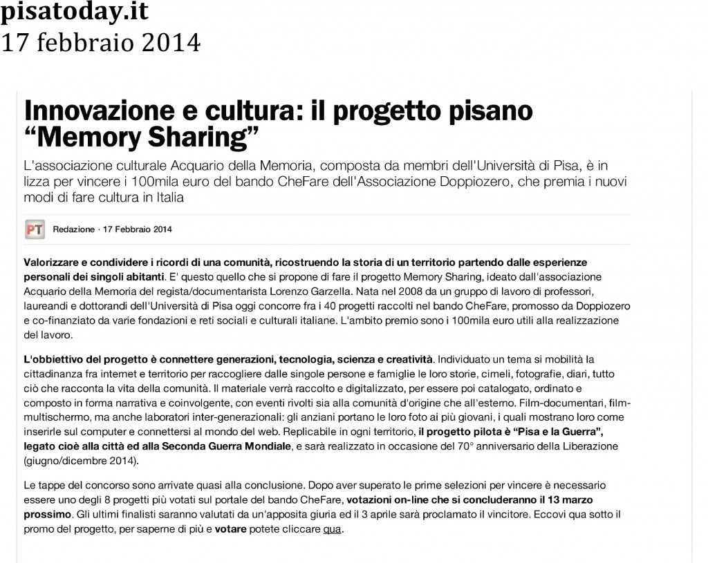 Microsoft Word - Rassegna Stampa.doc